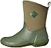 Muckster ll Mid-Height Women's Rubber Garden Boots, Green w/ Floral Print Lining, 8 B US