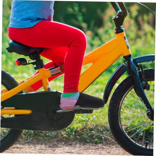 Cubrebotes de Ciclismo Antiviento Negro para Bicicleta miniatura 6