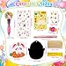 SZCECHRE 24 Pack Easter Party Favors Classroom Gifts Set with Classic Spring Designs for Teens, Easter Goodie Bags with Notebooks Pens Stickers Tattoos Scratch Art for Classroom Gifts Basket Stuffers
