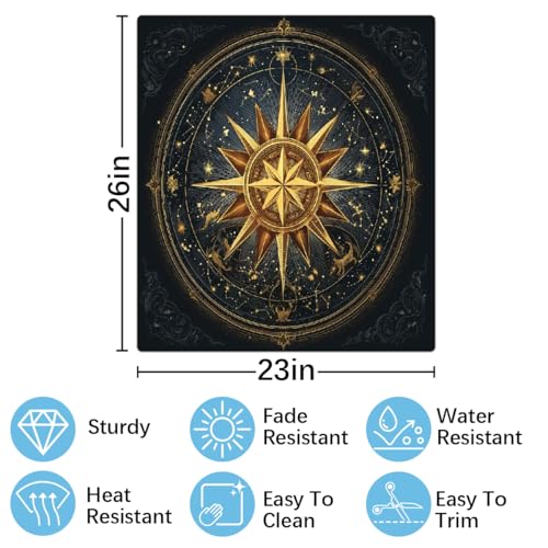 Magnet pour lave-vaisselle boussole cache-rayures 58 cm