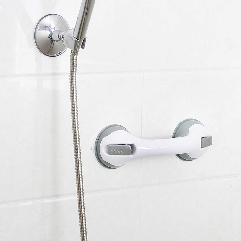 Froadp Taburetes de Baño de Aluminio, Asiento de Ducha con Asas, Silla de Ajustable en Altura sin Respaldo, Taburete con Pies Antideslizantes Carga 136KG para Mujeres Mayores Embarazadas(Tipo A)