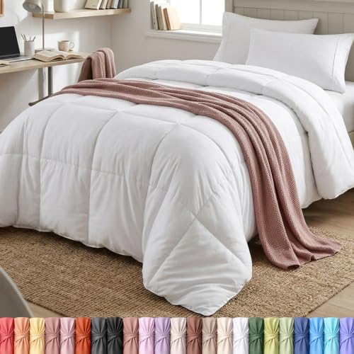 Image of Utopia Bedding Duvet Insert, Twin XL Comforter 68 x 92 Inches, White