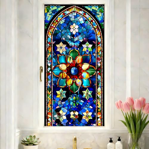 Vinilo decorativo para ventana privacidad 17.5x39.4 pulg. miniatura 6
