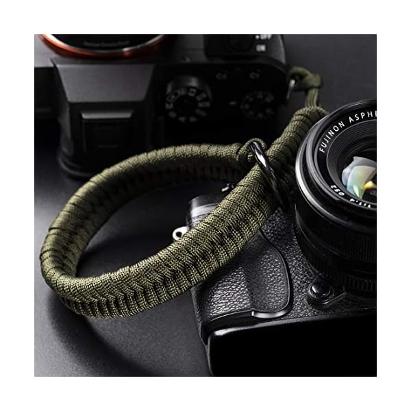 AJART Kamera-Handschlaufe mit 550 Paracord – Hochwertig， sicher und verstellbar – Kompatibel für Nikon/Canon/Sony… – Bild 3