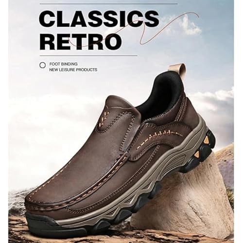 Enjerr Orthopedic Shoes Men, Enjerr Orthopedic Shoes, 2025 New Men's OrthopedicArch Support Comfortable Slip On Loafers2