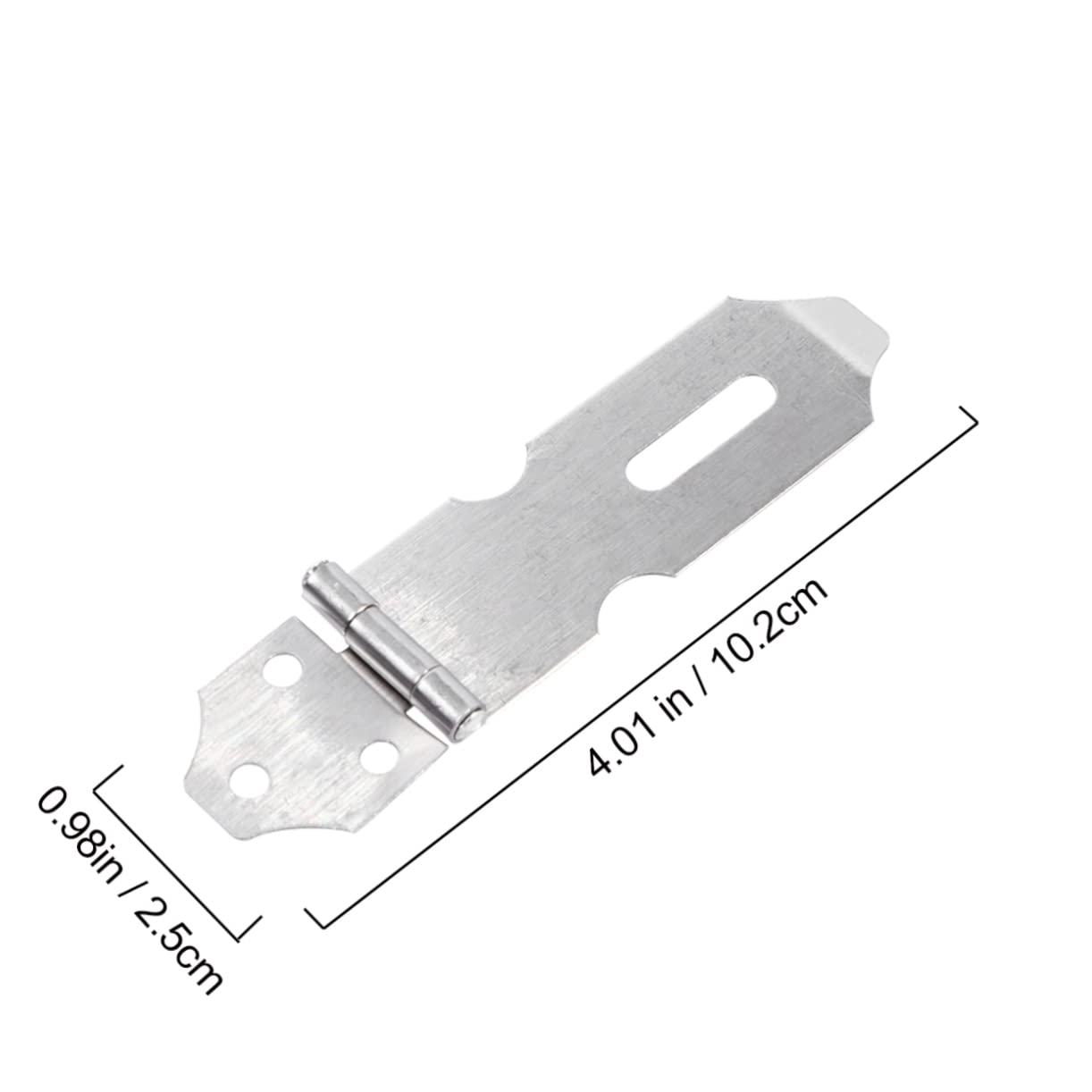 ARTIBETTER Stainless Steel Door Padlock 20pcs Flip Latch for Cabinet Heavy Duty Door Clasp Lock