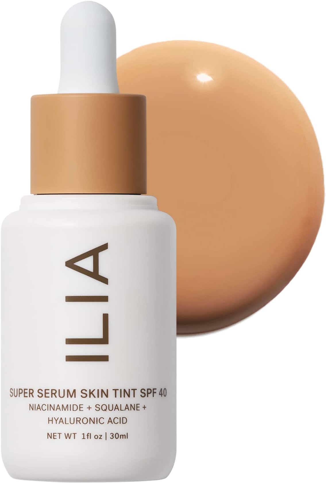 Super Serum Skin Tint SPF 40 | Non-Comedogenic, Vegan, Lightweight to Help Against Blue Light, + Pollution while Hydrating, Smoothing, + Refining (Matira ST11, 1 fl oz | 30 ml)