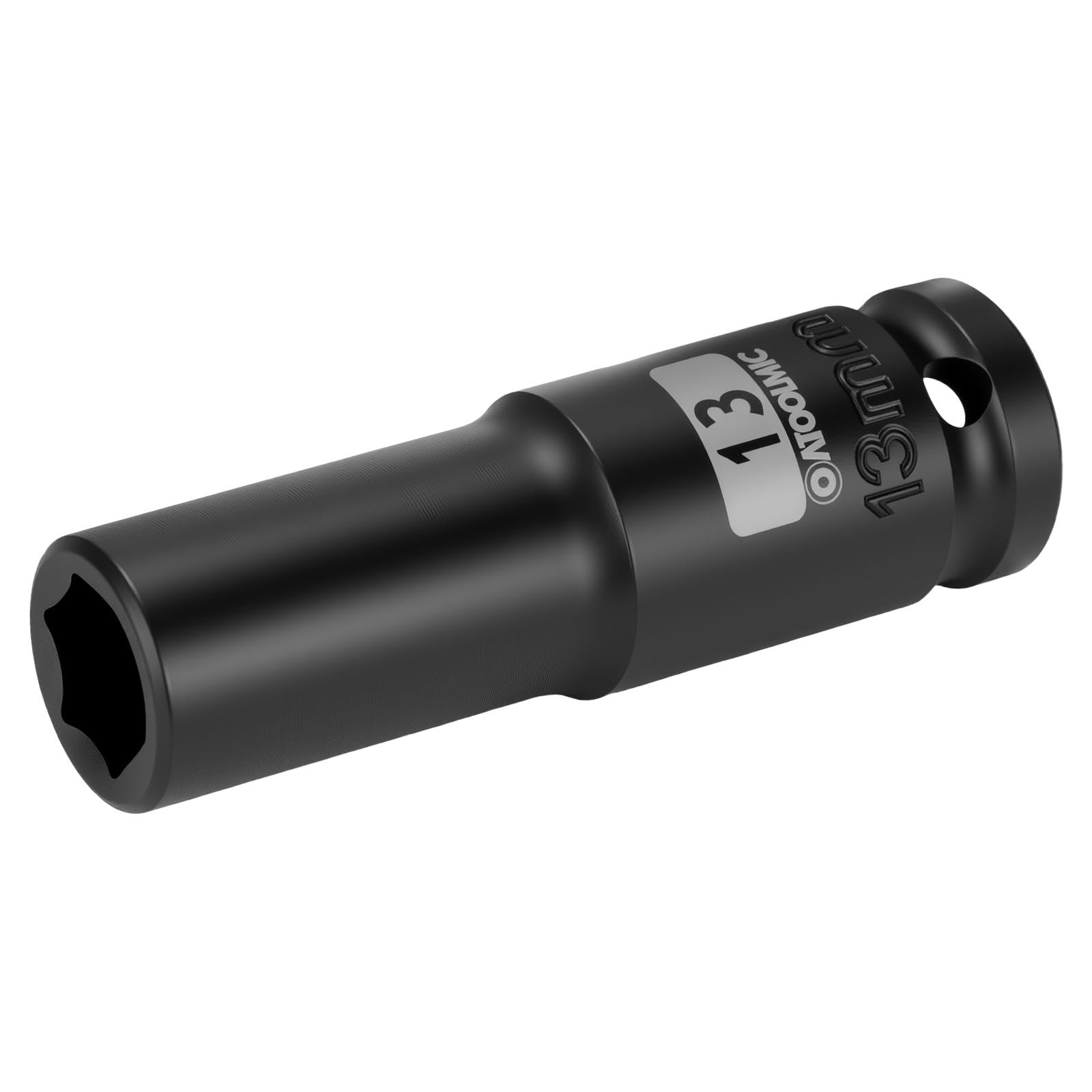 1/2 Inch Drive x 13mm Deep 6PT CR-MO Impact Socket for Removing Axle nut