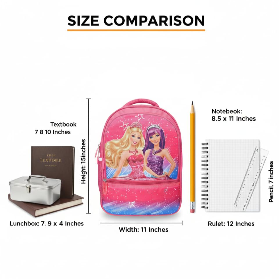 Image of Stylbase Cartoon Printed School Bag for Boys and Girls | Waterproof Backpack Bag for Travelling Sports | Kids Bag Ideal for UKG Nursery 1st Class | School Bags for 5 7 Years 15 Inches
