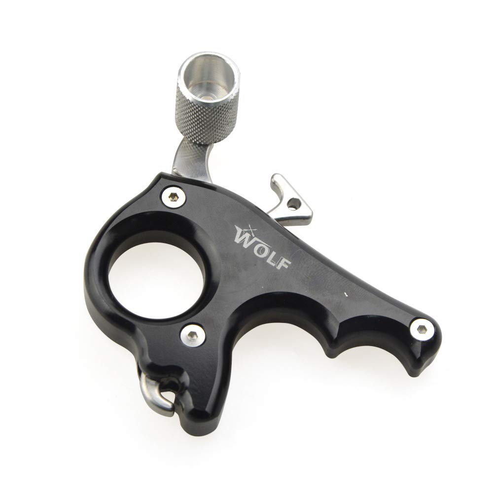 SHARROWNMCPY Archery Release Aids 3 Fingers Compound Bow Release Aids Gear Compound Bow Accessory
