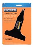 Spyder Scraper 00108 Scraping Tool Attachment for Reciprocating Saws, Black, 4-Inch