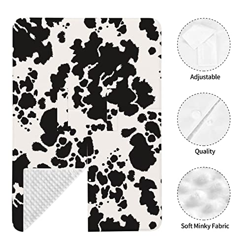 Image of Cow Prints Baby Car Seat Canopy Cover Multi Use Nursing Cover for Newborn Car Seat Canopy Mom Nursing Breastfeeding Covers Newborn Shower Gifts
