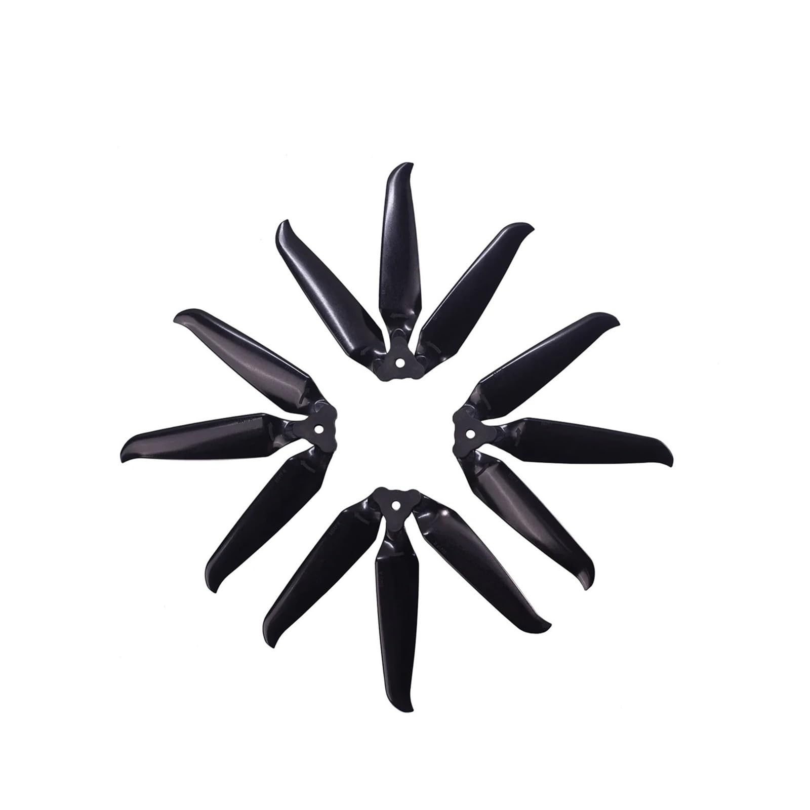2 coppie (2 in senso orario + 2 antiorario) for eliche pieghevoli F8041 da 8 pollici 2 giranti / 3 giranti in nylon di vetro(2Pairs 2-Blade)