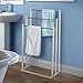 HOME BI Free Standing Towel Drying Rack, 3 Tier Metal Towel Bathroom Shelf, Rust-Resistant, Easy to Assemble