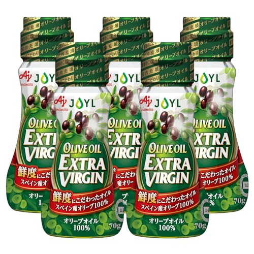 JOYL オリーブオイル エクストラバージン ( オリーブオイル 100% ) 味の素 J-オイルミルズ 瓶 70g x 5本