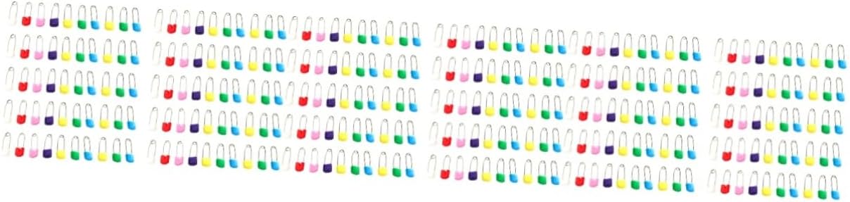 300pcs Safest Diaper Pins Locking Safety Pins for Clothes Reusable Nursing