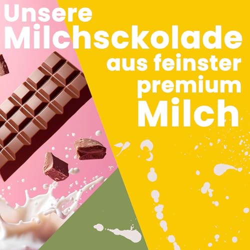 Dubai Style Schokolade (XL) mit Pistazie & Kunafeh Engelshaar Kadaif - Nach Leckeren Rezeptur! Virale TikTok Hype Schokolade - EXTREM Schneller Versand (100g, Milchschokolade)