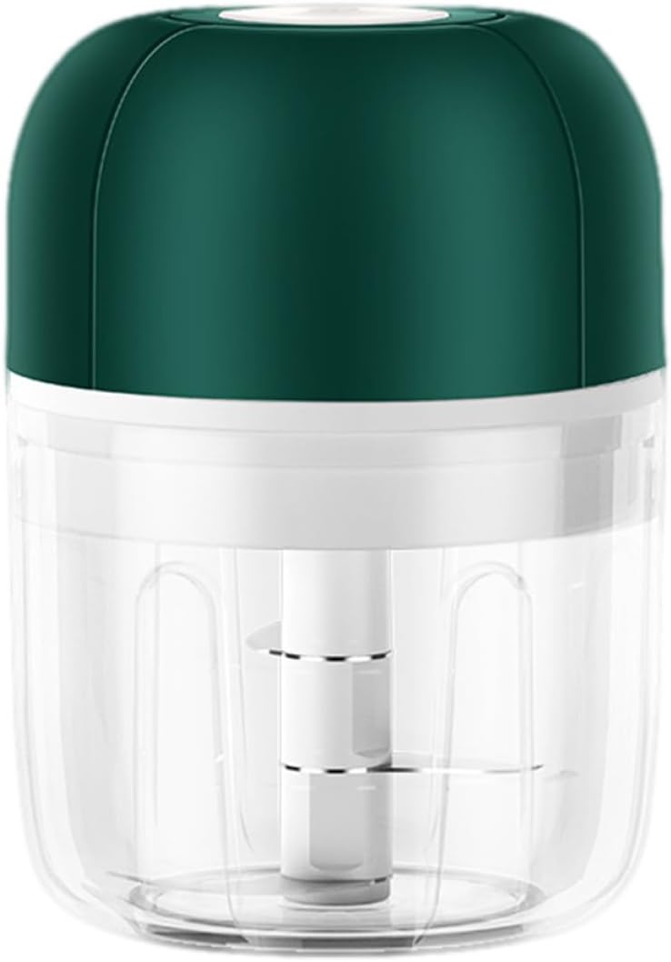 INOOMP Electric Garlic Chopper Mini Food Processor Wireless Garlic Mincer Easy to Clean Compact Size for Cooking