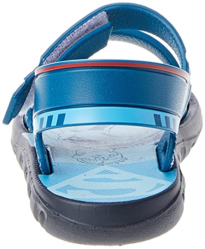 Sandália Liga da Justica Shade, Grendene Kids, Meninos, Azul, 31/32