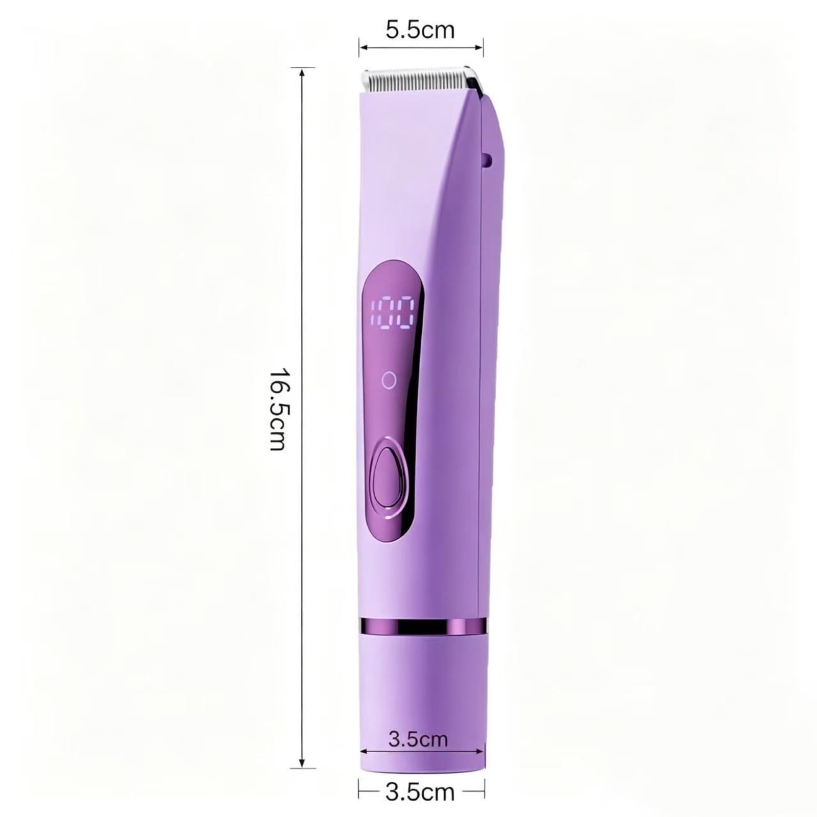 Maquinilla de afeitar femenina, recortadora de doble punta, recortadora de cejas, recargable por USB, resistente al agua, adecuada para la línea del bikini, piernas, axilas y vello nasal.