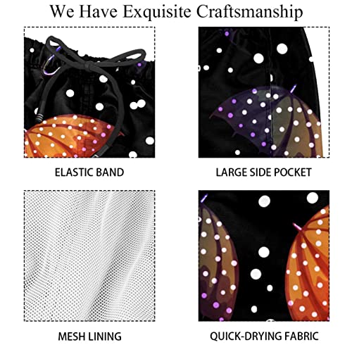 Maillots de bain hommes à séchage rapide Lurnise short de plage motif points - 4