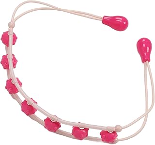 7 Wheel Manual Massage Strap for Back, Massage Belt,Massage Hand Strap,Body Muscle Roller Rope Massage Roller Cellulite Massage Roller Rope Manual Massage Belt