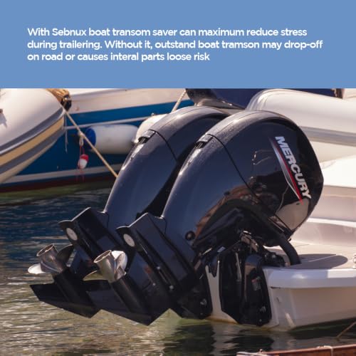 Image of Boat Transom Saver Adjustable Shock Absorbing Boat Transom Saver with Composite Head Ideal for Holds Engine, Roller and Trailer Mounts