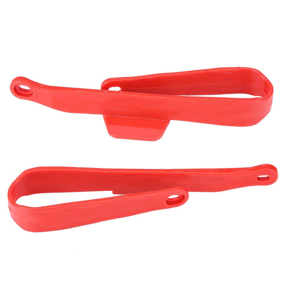 Protecteur de Bras oscillant, Protecteur de chaîne de Couvercle de Protection de Bras oscillant de chaîne de Moto pour BSE Bosuer(Rouge)