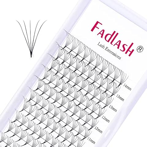 Volumen Wimpern 5D 0.10mm D Curl 8-14mm Wimpern Fächer Volumen Wimpern Extensions Russian Volume Künstliche Wimpern Premade Russian Lashes Cover