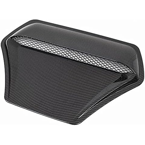 SUOLIWENG Universal Car Exterior Accessories - Hood Scoop for Cars, Fit for Cars, Pickup Trucks, SUVs, Exterior Automotive Accessories, 1PCS (Color : Black Carbon Pattern) Cover