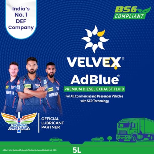 Image of AdBlue DEF - Diesel Exhaust Fluid for Diesel Engines | Suitable for All Diesel Engines for BS4 & BS6 | Helping to Improve Air Quality | Reduce NOx | OEM Approved | VDA Approved | Size - 5L