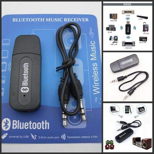 PEGEO bl2 Bluetooth Stereo Audio Receiver with 3.5mm aux Cable- Compatible with Smart Phones-Bluetooth Music Receiver (B0D5BDTX2N) Amazon Price History, Amazon Price Tracker