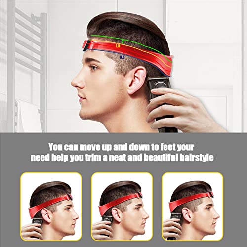 Guia de corte de cabelo - Curvo Silicone Headband Decote ShaveTemplate - Ferramentas de guia de cort