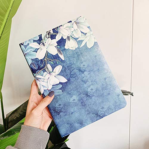 花柄 iPad 第 9/8/7 世代 10.2 インチ ケース フラワー 可愛い レディース アイパッド iPad9 iPad8 iPad7 カバー 大人 お洒落 ブック式 レザーケース オートスリープ機能 TPU ソフト 女性 人気,柄③