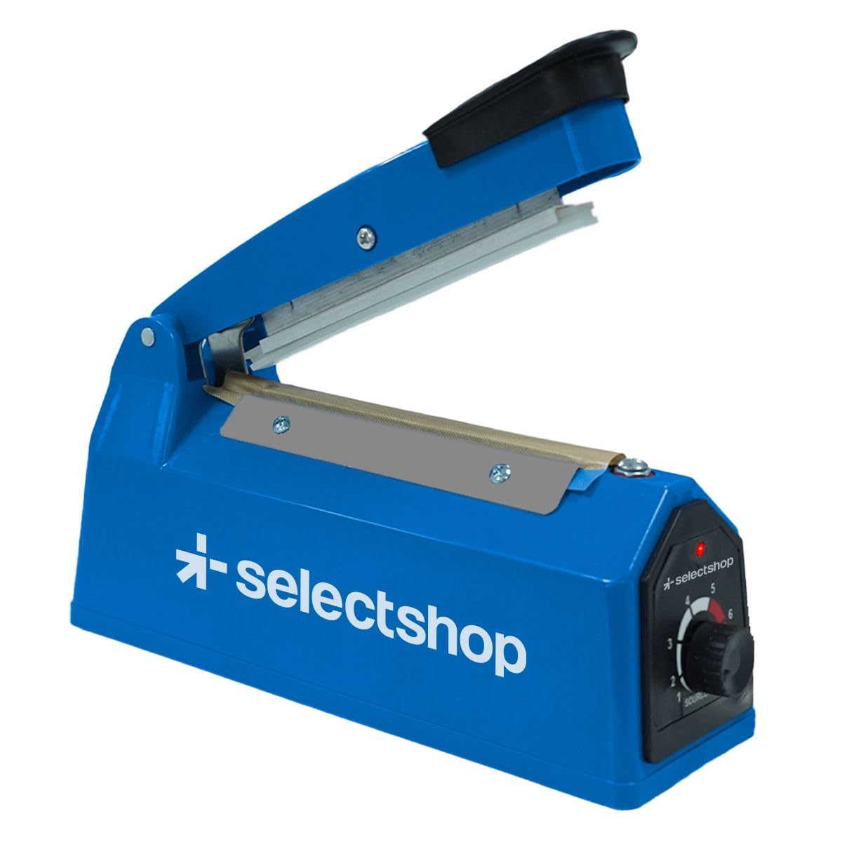 SELECTSHOP Sellador De Bolsas De Plástico Máquina Selladora Por Impulso Manual Ideal Para Sellar Bolsas Al Vacio Maquina Sellador Térmico Emplayadora De Alimentos de Bolsas de PE y PP (21 CM)
