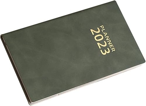 Miniatura 9 de HOMSFOU Agenda 2023, 3 unidades, para hombres, estudiantes, agenda 2023, bloc de notas, cuaderno de viajero, cuaderno con fecha de tiempo, cuaderno