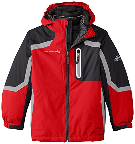 Free Country Little Boys' Systems Coat with Puffer Jacket