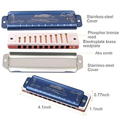 Easttop Professional Harmonica Blues Key of C 10 Hole 20 Tone Heavy Duty with Case & Cleaning Cloth for Professional Player, Beginner, Students, Best Gift - Les Beatles, Paul McCartney, John Lennon, RIngo Starr, George Harrison Easttop Professional Harmonica Blues Key of C 10 Hole 20 Tone Heavy Duty with Case & Cleaning Cloth for Professional Player, Beginner, Students, Best Gift – Image 5