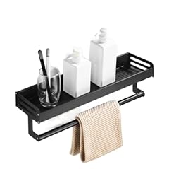 PXIWDAN Bathroom Shelf Aluminum Bathroom Shelves Shower Caddy Shelf Organizer Storage Basket Wall Mounted Wall Organizer 40cm