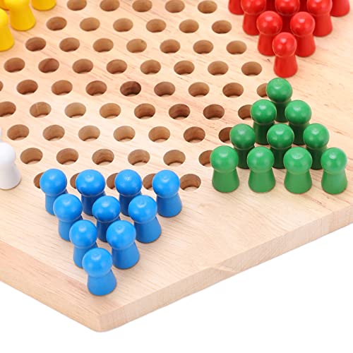 Juego de Damas Chinas en Madera de Roble Durable y Colorido miniatura 7