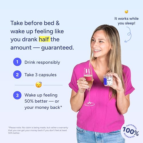 Cheers Restore | Supplement with DHM + L-Cysteine | Feel Better After Drinking & Support Your Liver | 12 Doses | Dihydromyricetin, Cysteine, Milk Thistle, Prickly Pear, B-Vitamins, Ginger - Image 3