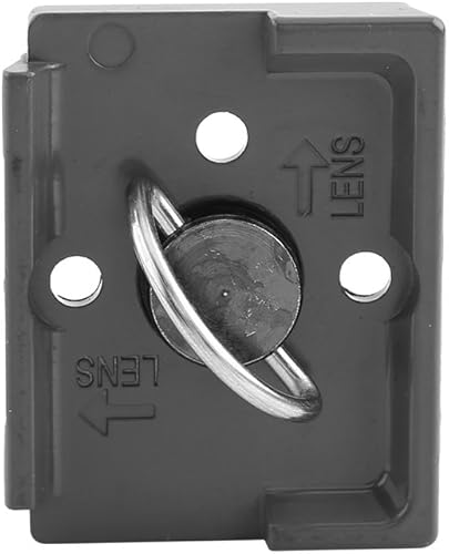 Miniatura 6 de Tbest Placa de liberación rápida, soporte para cámara, orificio de tornillo de 14, compatible con cámara, montaje en trípode