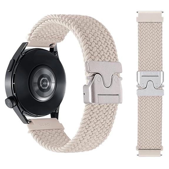 Image of YODI 20MM Strap Band Compatible With Samsung Galaxy Watch 7 /6 /5 /4 40 /44mm Classic,Samsung Watch 5 /5 Pro, Galaxy Watch 4 40mm 44mm / Watch 4 Classic 42mm 46mm Smartwatch Only, Nylon Straps Accessories