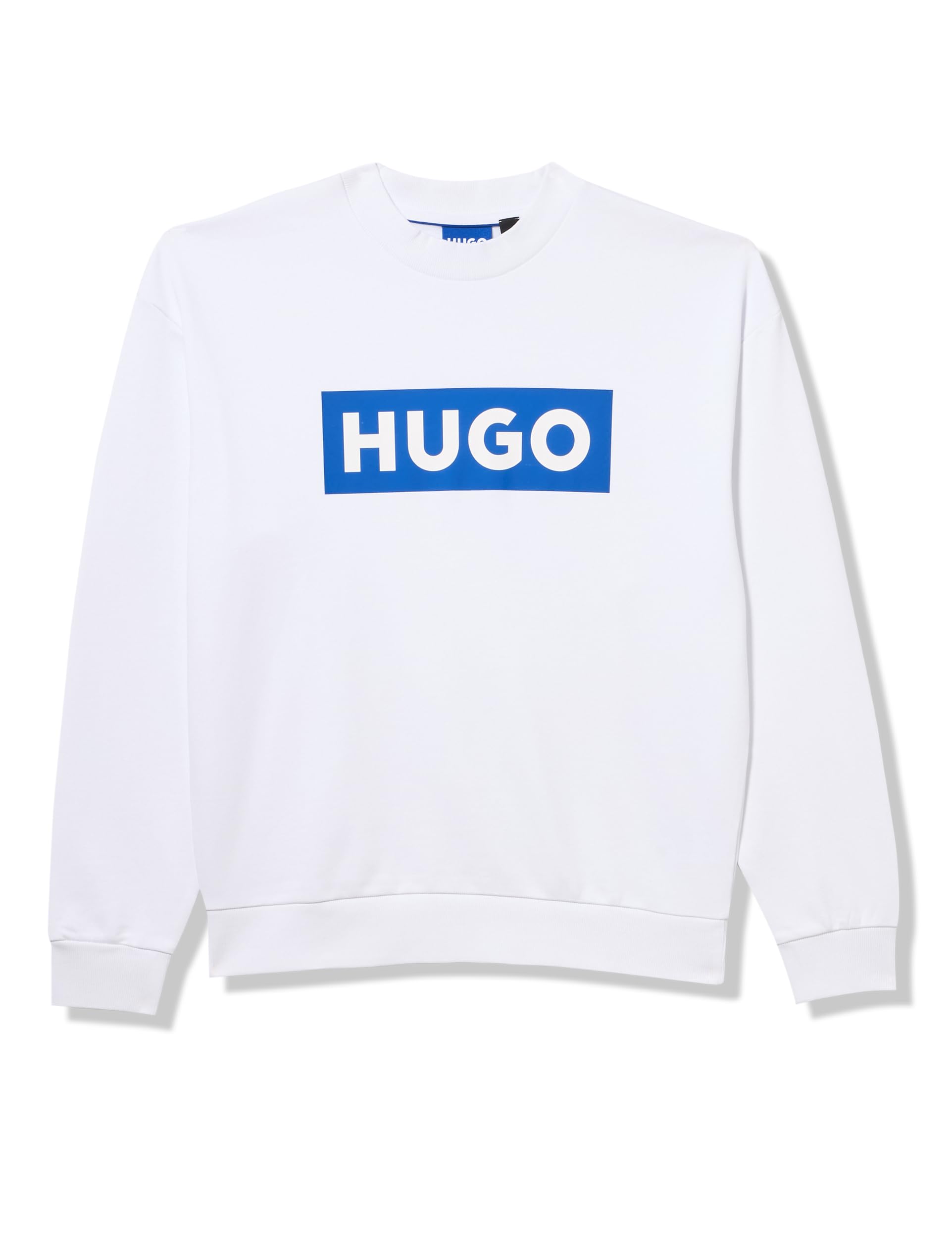Hugo Men's Lychee White Big Logo French Terry Sweatshirt, Xxl