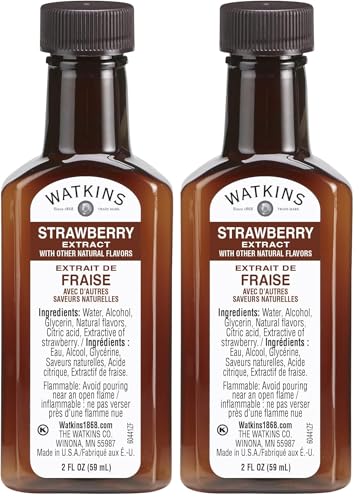 Watkins Strawberry Extract, 2 Fl. Oz., 2-Pack