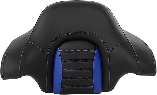 Miniatura 19 de TCT-MOTORPARTS Respaldo de pasajero envolvente recortado para Harley Touring Road King Road Street Electra Glide 2014-2023 Negro&Rojo