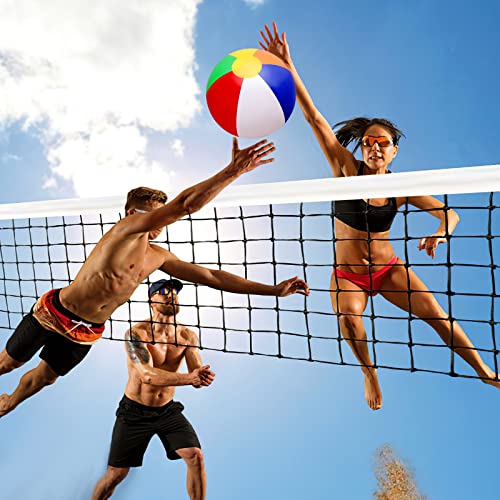 Abeillo Wasserball Aufblasbar, 2 Stück Aufblasbare Wasserbälle Dia. 33cm Inflatable Strandbälle, Schwimmball, Wasserball für Beach Balls Pool Party (13 Zoll)