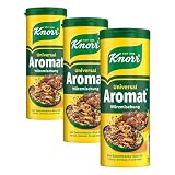 Knorr Würzmittel Aromat zum Streuen Gewürzmischung zum Verfeinern von Speisen für schnelle Gerichte 100 g (Packung mit 3)