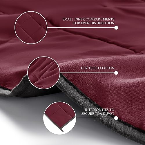CYMULA Weighted Blanket Kids 7 Pounds (40''*60'' Throw Size) - Cooling Breathable Children Heavy Blankets Summer Winter - Ultra Microfiber Soft Comfort with Glass Beads - Gifts for Boys/Girls