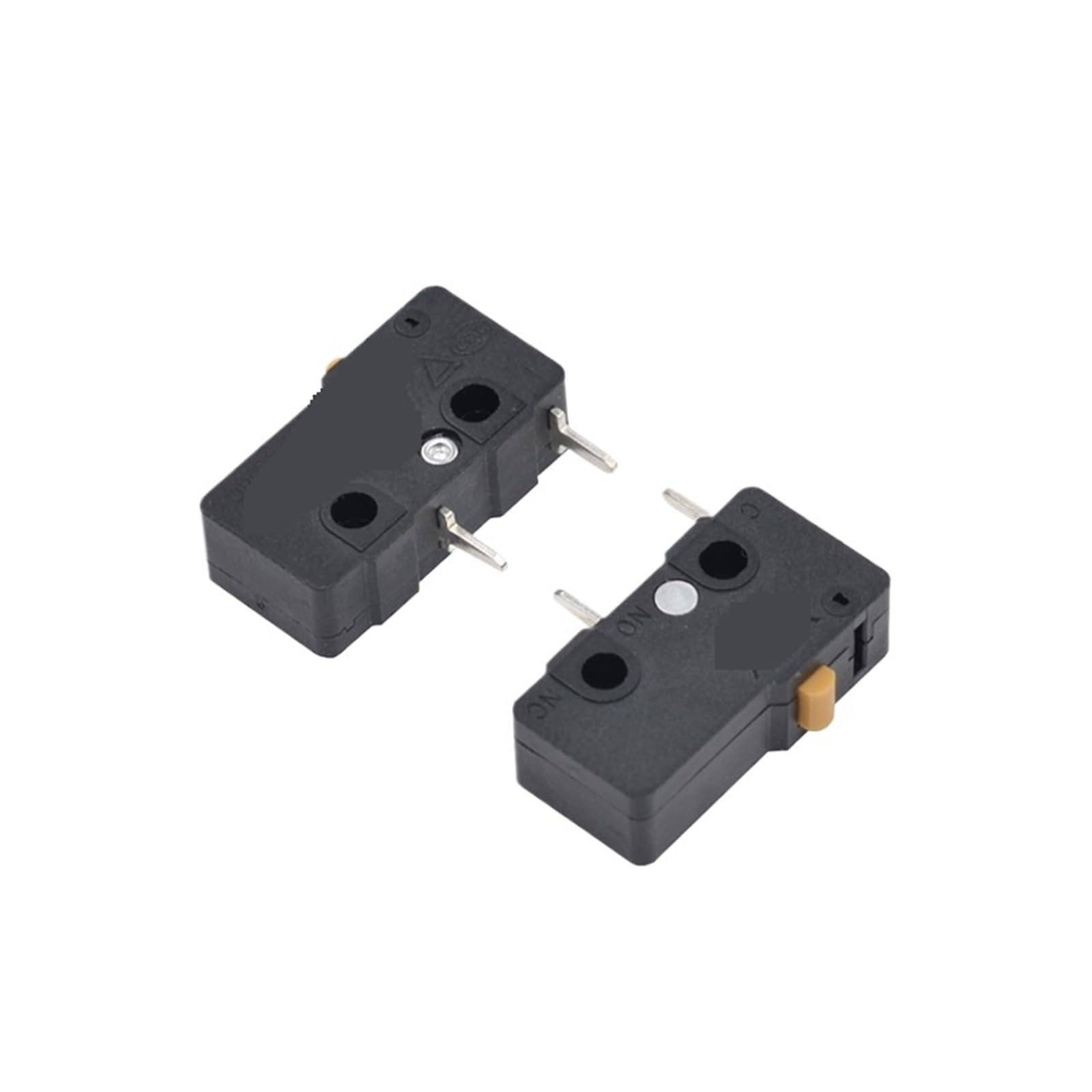 Micro-interrupteur 5A normalement ouvert à deux broches enfichables pour circuit